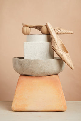 Alia Leather Mule - Sand