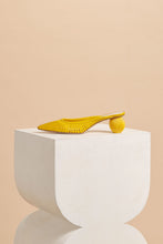 Alia Leather Mule - Marigold