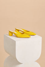 Alia Leather Mule - Marigold