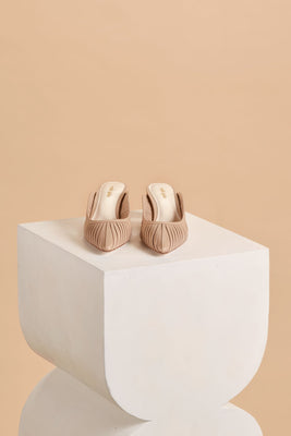 Alia Leather Mule - Sand