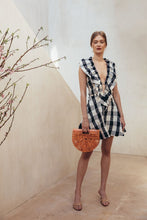 Adi Dress - Navy Gingham
