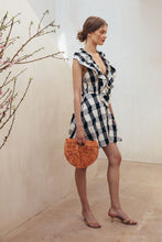 Adi Dress - Navy Gingham